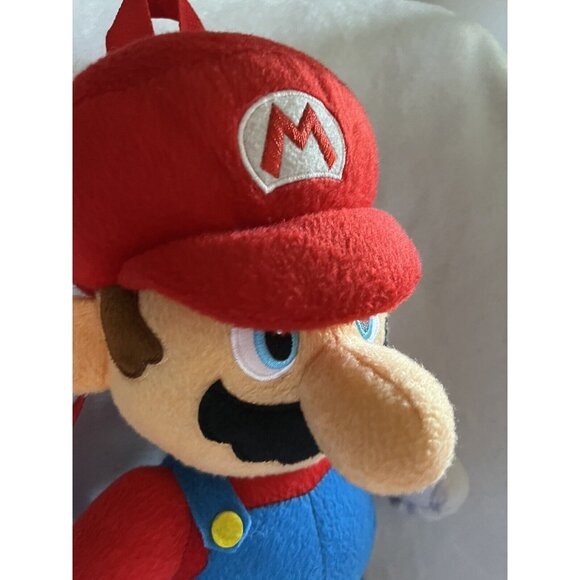 Super Mario Brothers Plush Backpack GREAT FOR GAMING ROOM AS WELL CLEAN - Picture 6 of 16